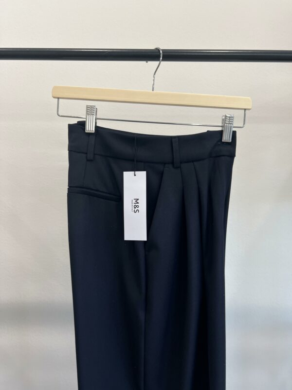 Pantalone Palazzo con Pinces MeS - immagine 3