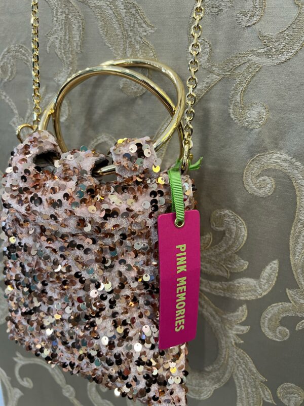 Borsa con Paillettes Pink Memories - immagine 6