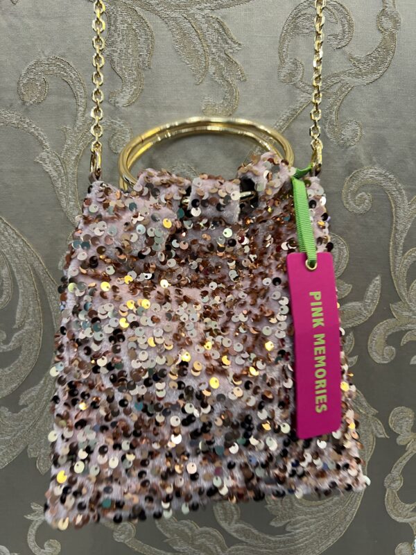 Borsa con Paillettes Pink Memories - immagine 3